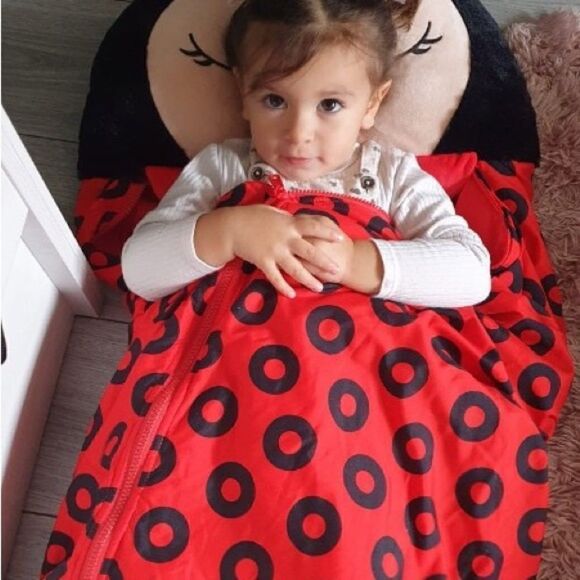 🛏️💤 Smaller Happy Napper – Ladybug Plush Sleepytime Pal 🐞❤️ - Picture 2 of 13